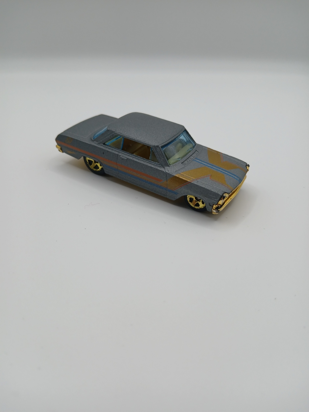 63 CHEVY II  2019 Hot Wheels Anniversary Satin & Chrome Series -Loose